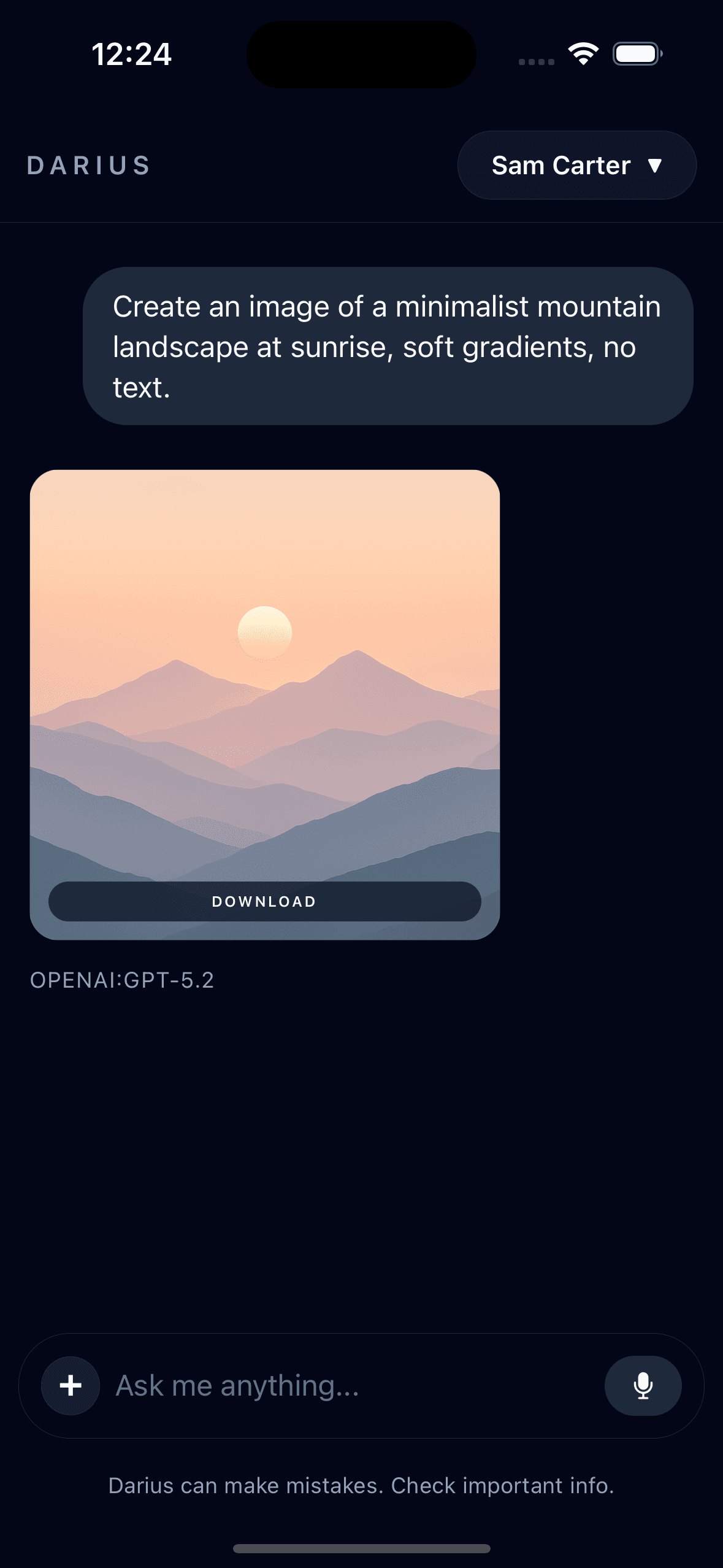Darius app screenshot 3